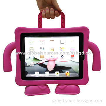 Case for iPad 3 with Flexible Handle, Lightweight and Drop-proof, Various Colors Available